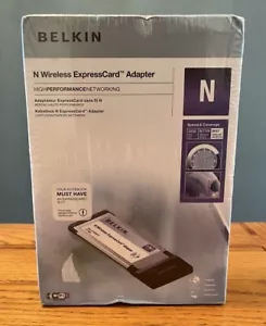 N BELKIN WIRELESS EXPRESSCARD ADAPTER NEU - Bild 1 von 2