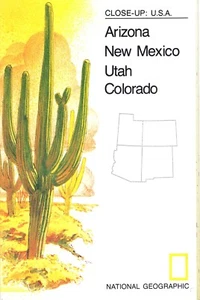 Map National Geographic Arizona New Mexico Utah Colorado 1977 - Picture 1 of 3
