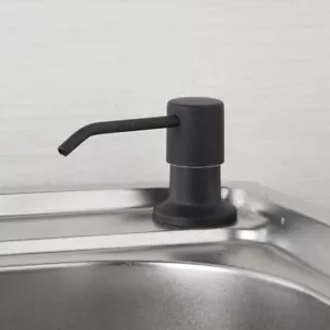 US Kitchen Stainless Steel Sink Liquid Soap Dispenser Pump Plastic Bottle - Picture 1 of 6