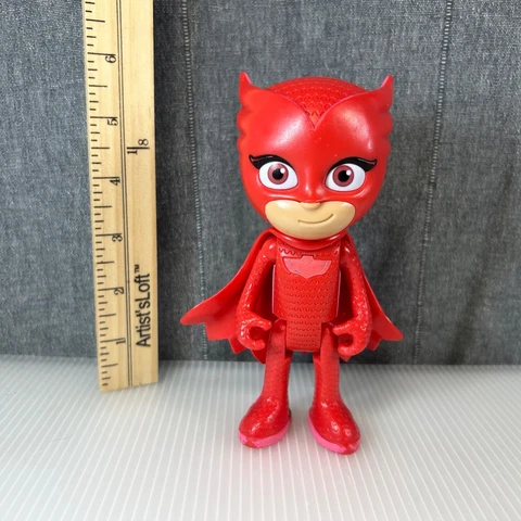 PJ Masks Owlette Red Talking 6" Inch Action Figure Frog Box Just Play Cover