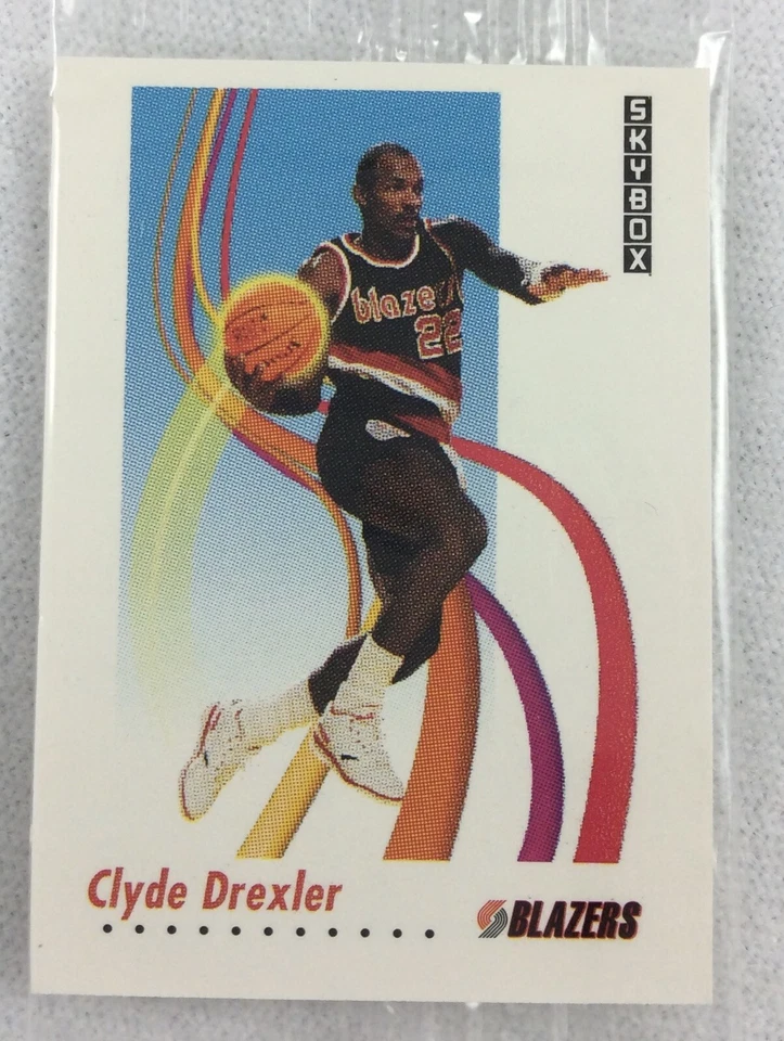 NBA 1991-92 Skybox Original Packaging Mini Card #39-Clyde Drexler, Blazers - Image 1 of 1