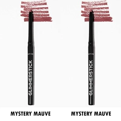 NEW Avon Glimmersticks Retractable Lip Liner  / MYSTERY MAUVE / SET OF 2 - Image 1 of 4