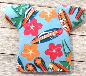 Surf Boards Beach Beer Bottle Jersey Koozie Sleeve Collapsible Foam - Picture 1 of 2