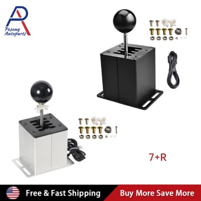 POSENG PC Sim Racing Game USB H Gear Shifter for Logitech G27 G29 G25 G920 T300RS/GT