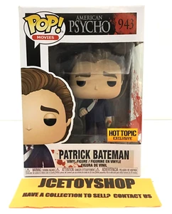 2020 - FUNKO POP - MOVIES - AMERICAN PSYCHO - PATRICK BATEMAN - HOT TOPIC MISB - Picture 1 of 6