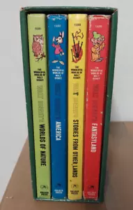 The Wonderful Worlds of Walt Disney 4 Book Boxed Set Golden Press 1965 - Picture 1 of 5