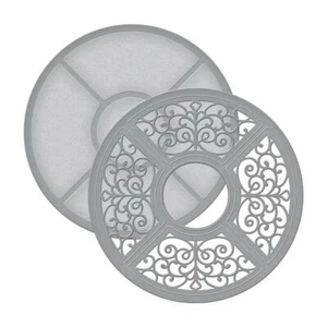 Spellbinders Die ~ FILIGREE DROP IN CIRLET DOILY ~ S5-405 ~ Becca Feeken  - Picture 1 of 3