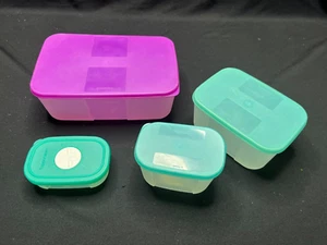Tupperware - 4 contenedores Freezer Mates - 2094 2090 2087 4160 - Imagen 1 de 10