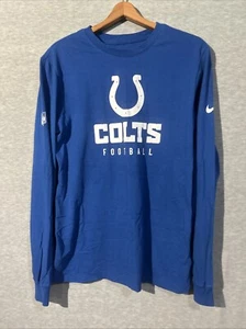 Indianapolis Colts Nike Dri-Fit Langarmshirt Herren Small Blau Gebraucht - Bild 1 von 3