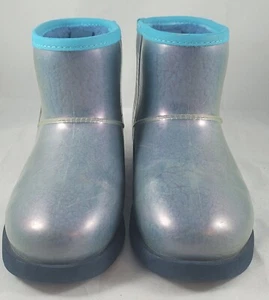UGG Kids Classic Clear Mini II Blue Gradient Boot 1121007K Size 5 - Picture 1 of 7