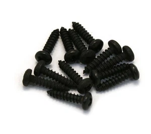 Quality Tuner Mounting Screw BLACK set 12 for Gibson Ibanez Guitar Bass - Bild 1 von 1