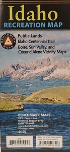 Idaho Recreation Map by Benchmark Maps - Picture 1 of 6