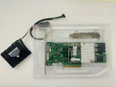 Fujitsu 9361-8I LSI 3108 SAS 1GB Cache 12GB RAID Controller Card + CVM02 Battery - Image 1 of 4