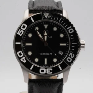 Gucci Dive Men's Watch 44MM Nice Condition RAR 126.2 Wrist Watch Rare 2 - Picture 1 of 9