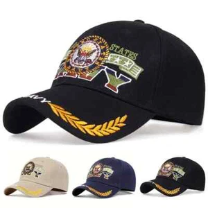 US MARINEEMBLEM MÜTZE. BESTICKT, VERSTELLBAR, NEU. - Bild 1 von 11