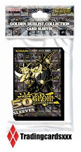 ♦Yu-Gi-Oh!♦ 50 Protèges Cartes/Pochettes/Sleeves SMALL Golden Duelist Collection