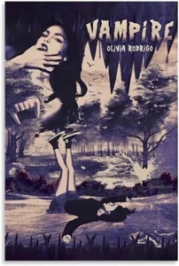 VAMPIRE Olivia Poster Olivia - Rodrigo Poster Art Poster - Music Poster No Frame - Picture 1 of 8