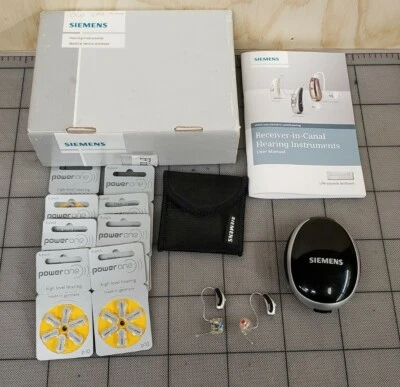 2 receptores Siemens Ace 7 MI Micon Micro RIC en canal izquierdo y derecho con 48 baterías Foto 1 de 4