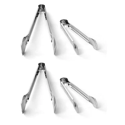 4er Set Posate da Portata Acciaio Inox Pinze Cucina per Servire Attrezzi - Immagine 1 di 2