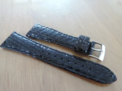 Joop Watch Strap Teju - Leather - Black - 24mm Tapered to 18mm - NEW - - Image 1 of 4