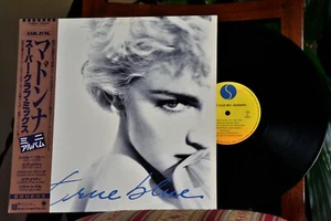 SIRE RECORDS STEREO P-6244 JAPAN 1986 MADONNA "True Blue" OBI+INSERT ,45rpm EP - Picture 1 of 2