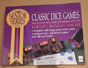 Cadaco Senior Series Classic Dice Games No. 984 Big Print Set New Sealed - Picture 1 of 2