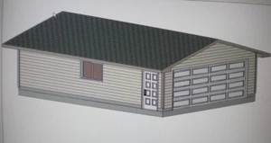GENEHMIGUNGSFERTIG 20' X 28' GARAGENPLAN MASSSTABSGETREU GEZEICHNET BAUPLÄNE UND MATERIALLISTE - Bild 1 von 5