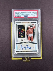 2024 National Treasures Ckutch Factor Sig. Holo Silver/75 Hulk Hogan PSA9 FCMY - Picture 1 of 2