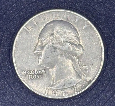 1967 Quarter No Mint Mark, Obverse And Doubled Die Reverse Error. (Very Rare) - Image 1 of 4