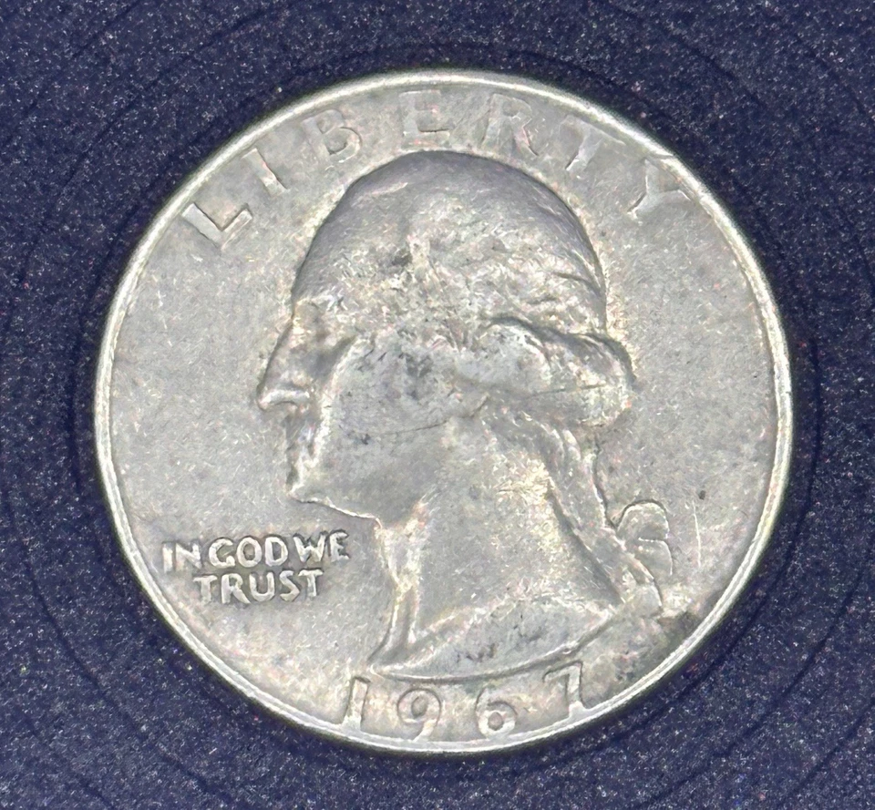 1967 Quarter No Mint Mark, Obverse And Doubled Die Reverse Error. (Very Rare) - Image 1 of 4