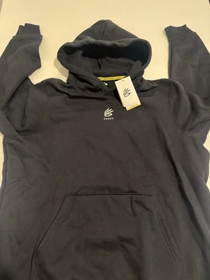 Under Armour Steph Curry ‘Splash’ Hoodie (Black/ White) heavy duty, triple black - Image 1 of 4