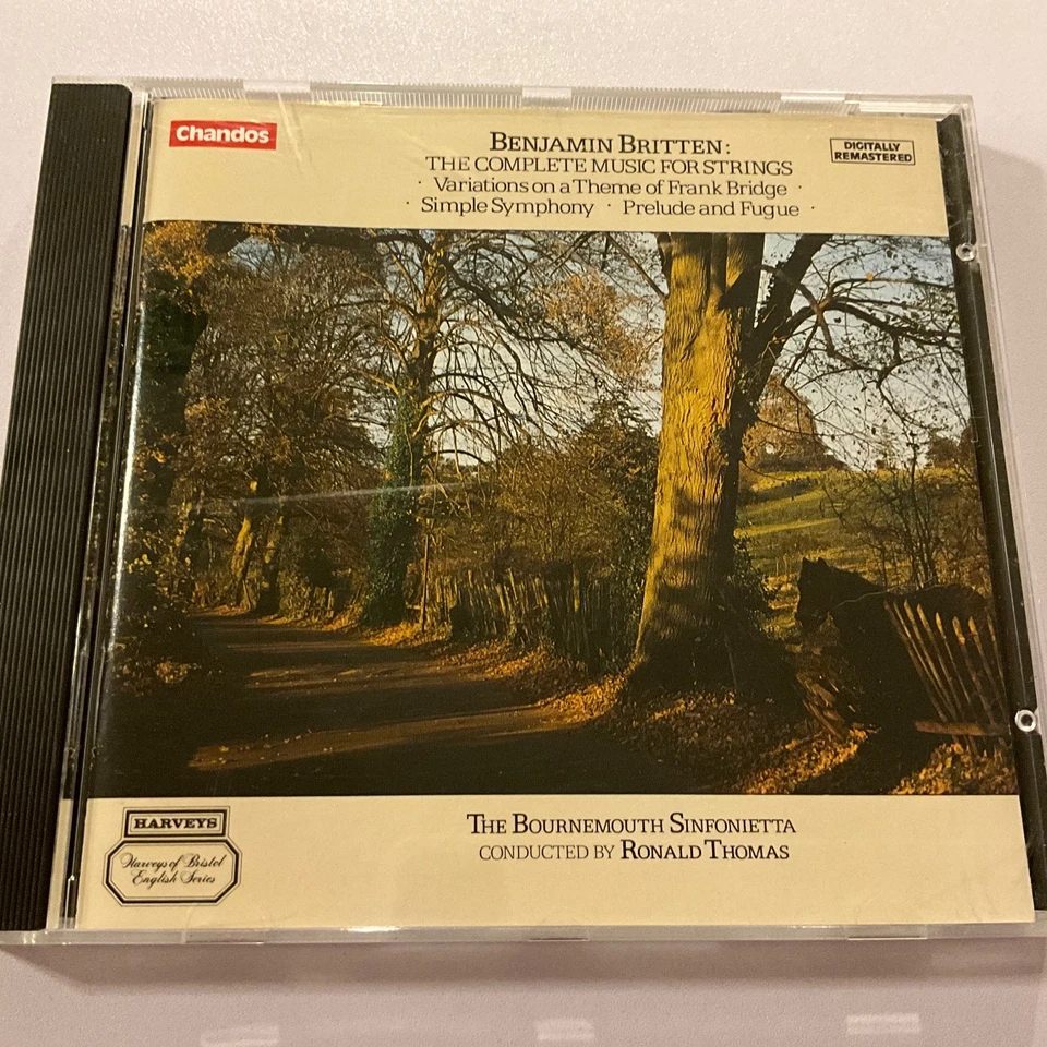 Benjamin Britten Complete Music for Strings CD Chandos CHAN 8376 - Image 1 of 4