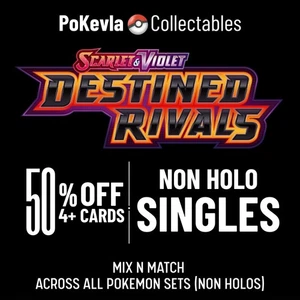 Destined Rivals | Non Holo Singles | Pokémon TCG S&V | NM+ - Picture 1 of 148
