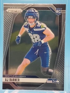 2024 Panini Prizm Football AJ Barner #304 Rookie RC Seahawks - Picture 1 of 2