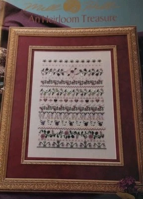 MILL HILL AN HEIRLOOM TREASURE  - WEDDING CROSS STITCH BKLT - Image 1 of 4