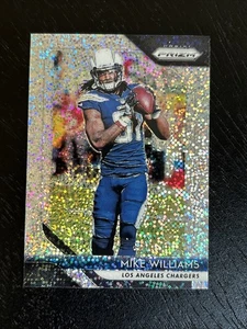 Mike Williams Panini Prizm White Sparkle #100 Chargers SP 2018 - Imagen 1 de 2