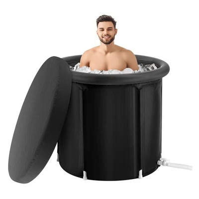 Ice Bath Tub for Athlete Cold Water Therapy Plunge Tub Inflatable Bathtub