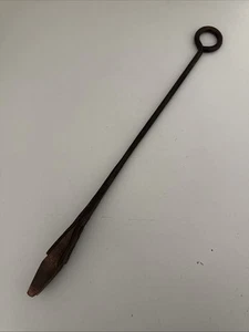 Antique Copper Branding Soldering Iron Number 3 Hand Forged Blacksmith Tools - Picture 1 of 6