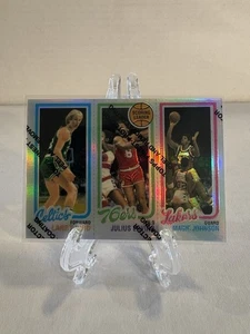 Larry Bird Magic Johnson Erving 1996-97 Topps Finest Chrome Scoring Leaders - Picture 1 of 2