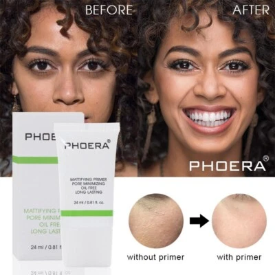 PHOERA FACE MAKEUP PRIMER BASE FIXER OIL FREE LONG LASTING PORE MINIMISER 24ML