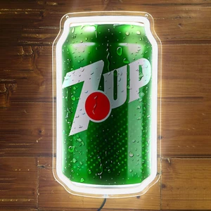 7up Soda Drink Bar Club Home Wall Decor Poster LED Night Light Sign 12"x7" G1 - Picture 1 of 4