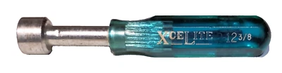 XceLite P-12 3/8-Inch Mini Nut Driver, Earliest Underline Logo, Pocket Clip, NOS - Image 1 of 2