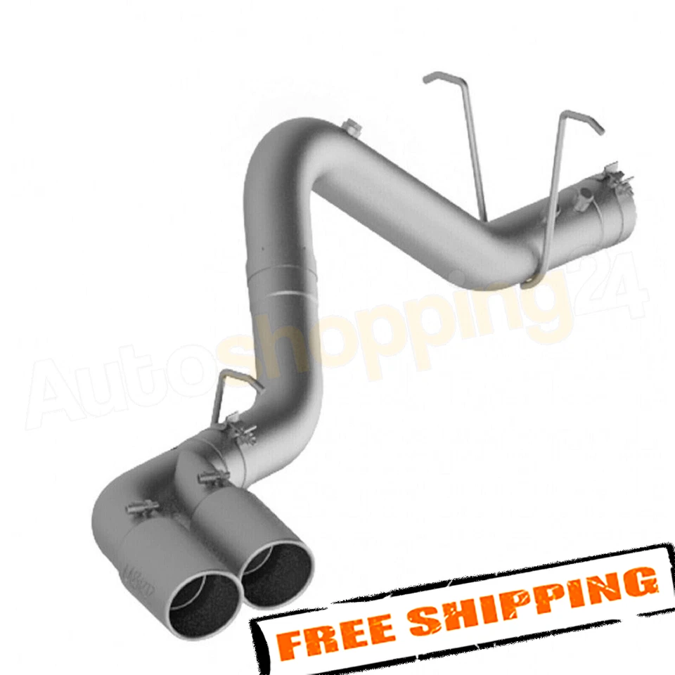 MBRP Dual Outlet Side 4" DPFBack Exhaust for 11-19 Silverado 2500HD 6.6L Duramax Foto 1 de 1