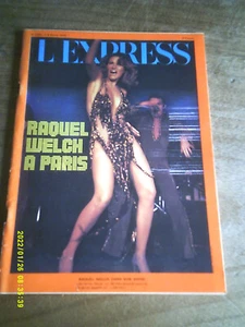 1976 REVUE L EXPRESS RAQUEL WELSH A PARIS - Imagen 1 de 4