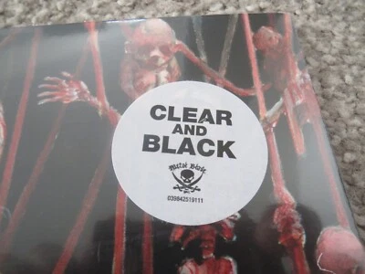 CANNIBAL CORPSE -BUTCHERED AT BIRTH- AWESOME MEGA RARE LTD ED VINYL LP CLEAR BLK - Image 1 of 4