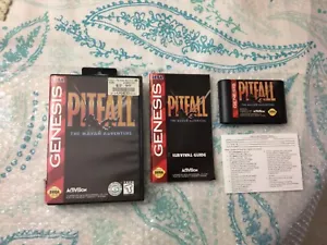 Pitfall: The Mayan Adventure CIB w/game, case, manual, reg card - Sega Genesis - Picture 1 of 12