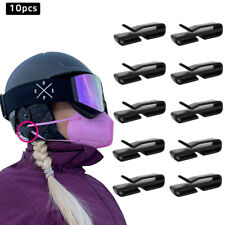 10/20Pcs Ski Helmet Mask Holder Snowboard Helmet Mask Anti-drop Clip Hook Buckle