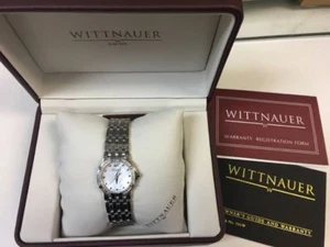 Wittnauer Womens Stainless Steel Diamond Bezel Watch 10R028 - Picture 1 of 1