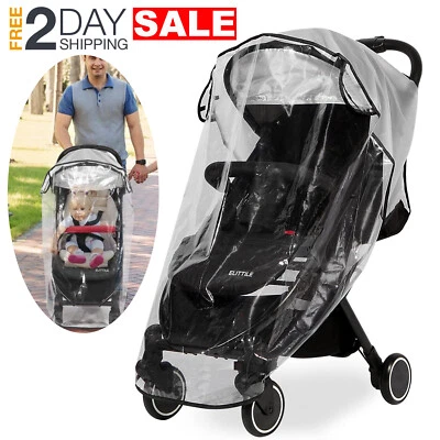 Universal Cubierta De Lluvia y Frio Para Cochecito bebe Protector Cobertor Funda Foto 1 de 4