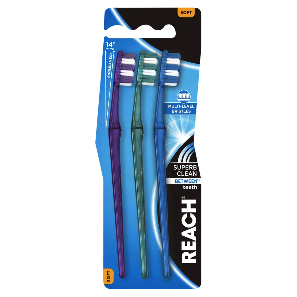 Reach Superb Clean Between Teeth Toothbrush 3pk - Soft Value Pack - Image 1 of 1